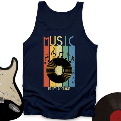 Music Is My Language Tank Top