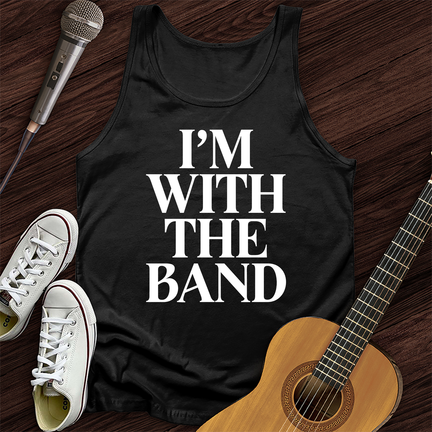 I'm With The Band Tank Top