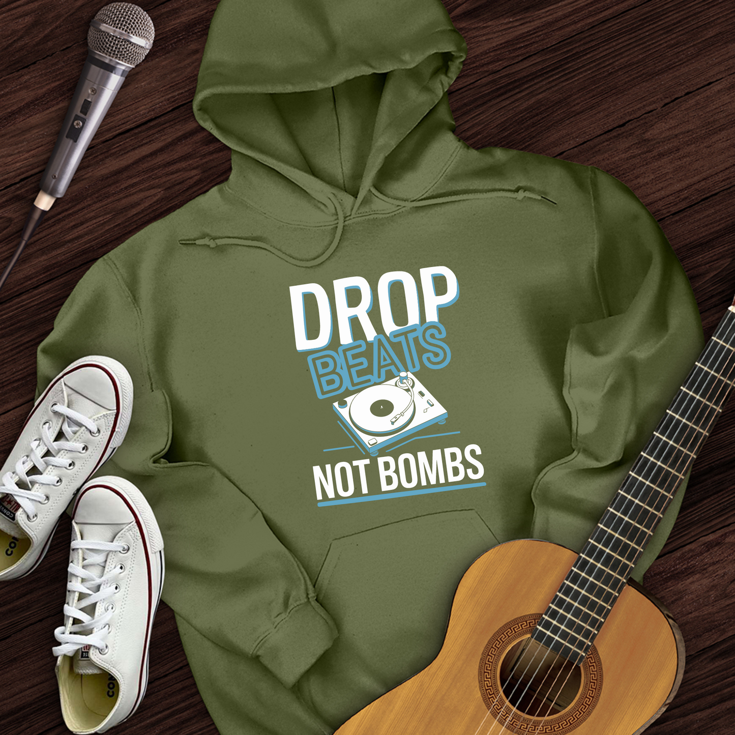 Drop Beats Not Bomb Hoodie