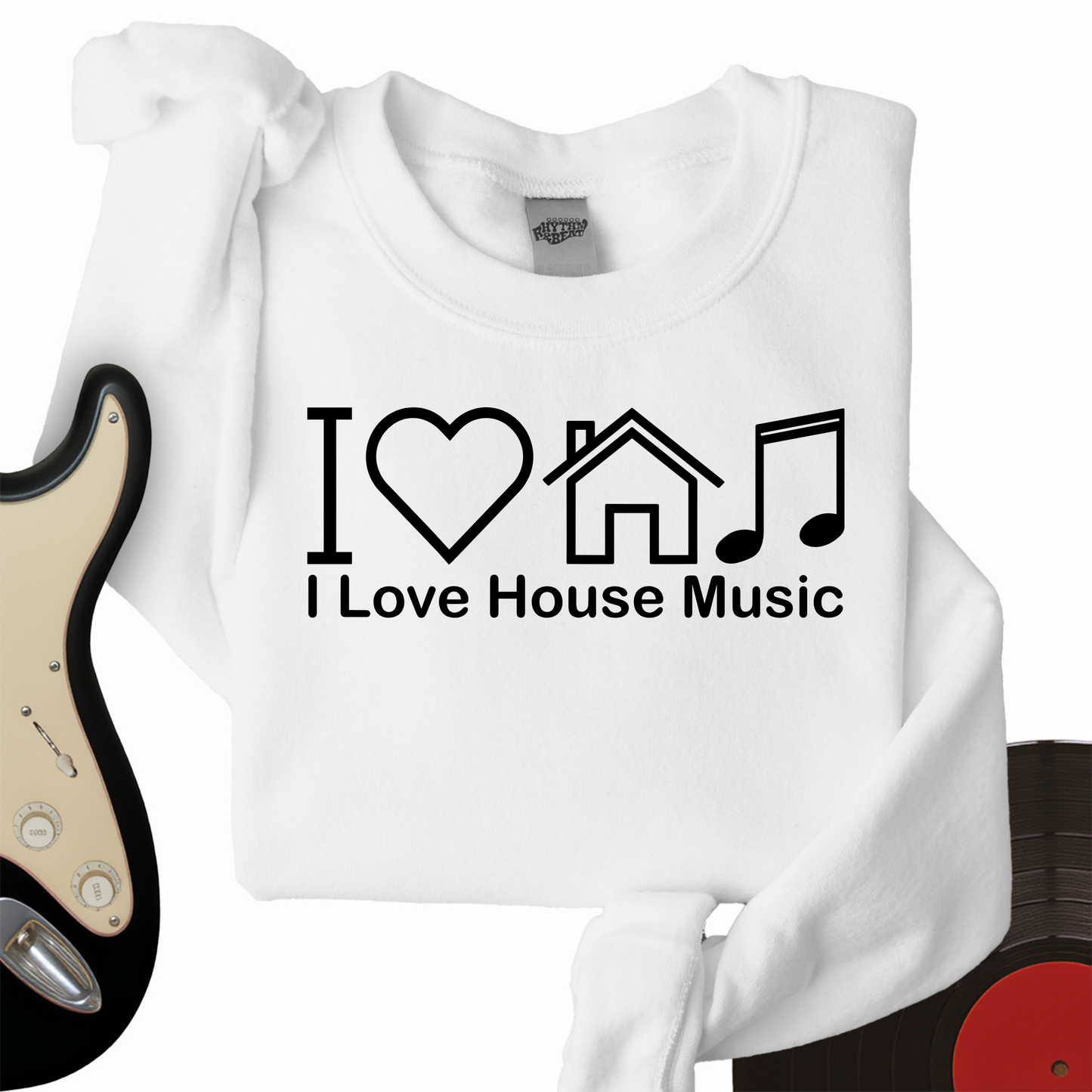 I Love House Music Crewneck