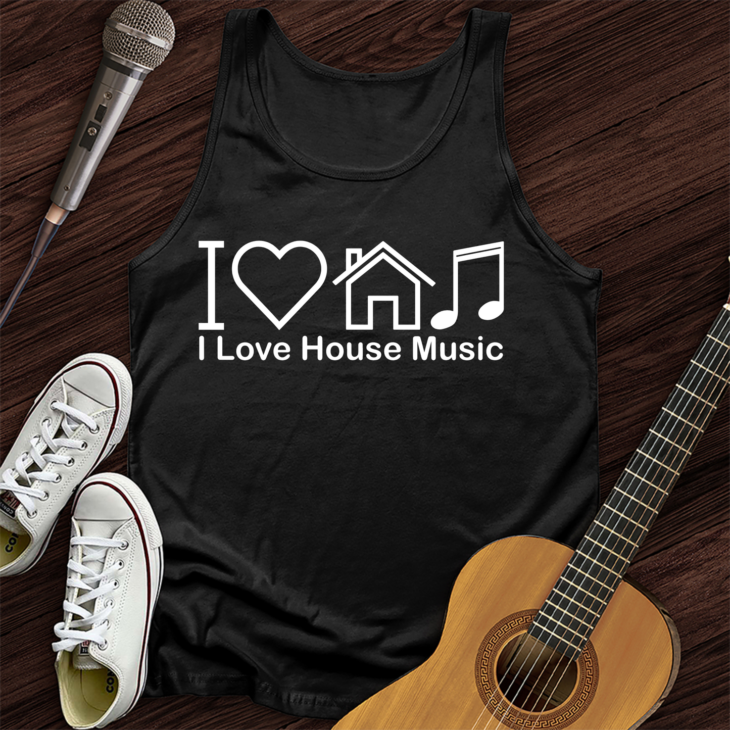 I Love House Music Tank Top