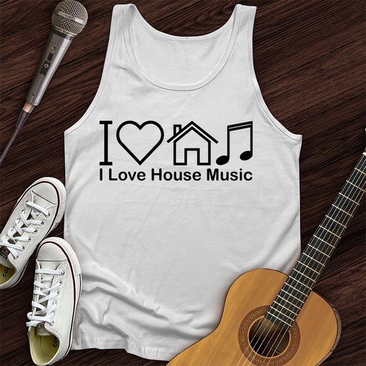 I Love House Music Tank Top