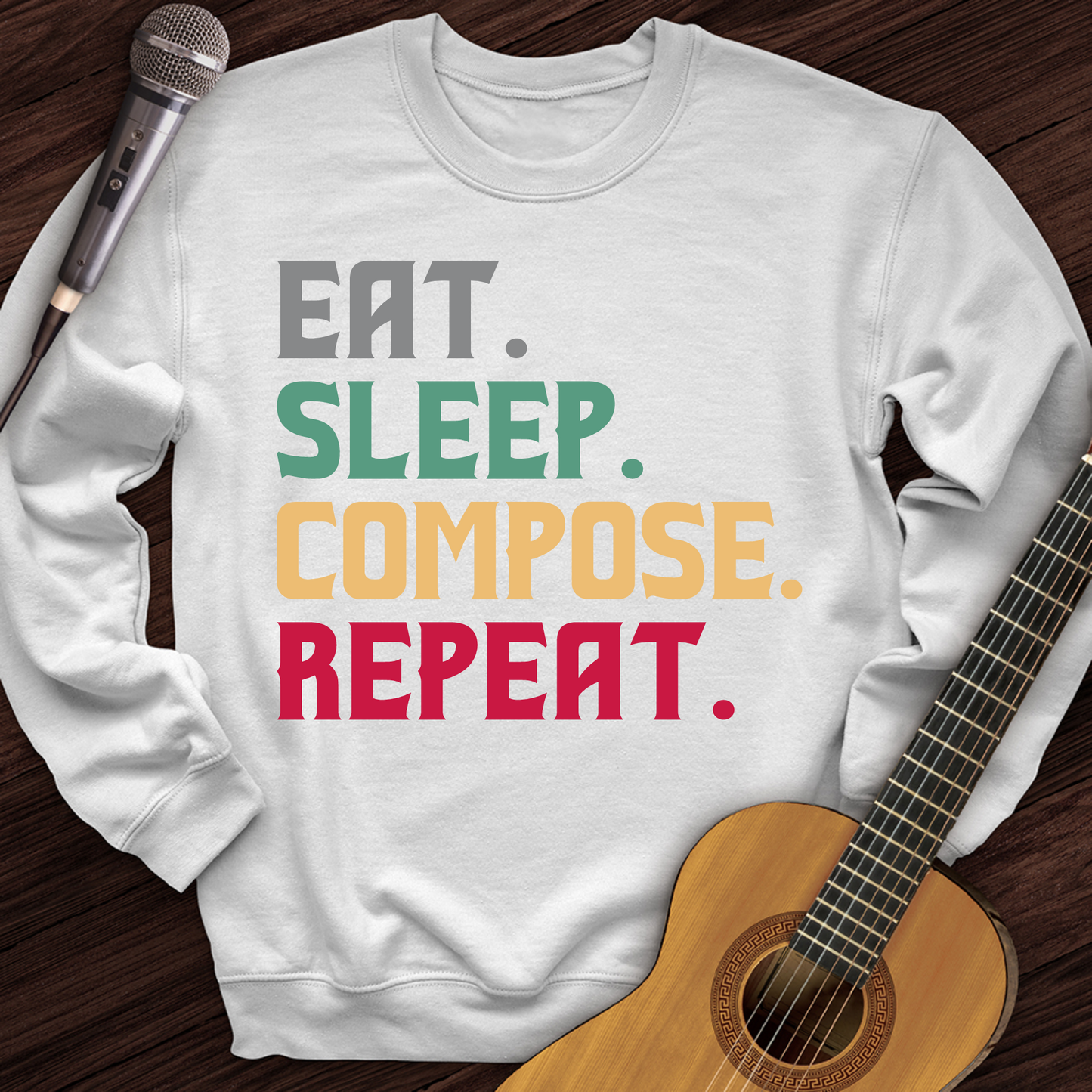 Eat, Sleep, Compose, Repeat Crewneck