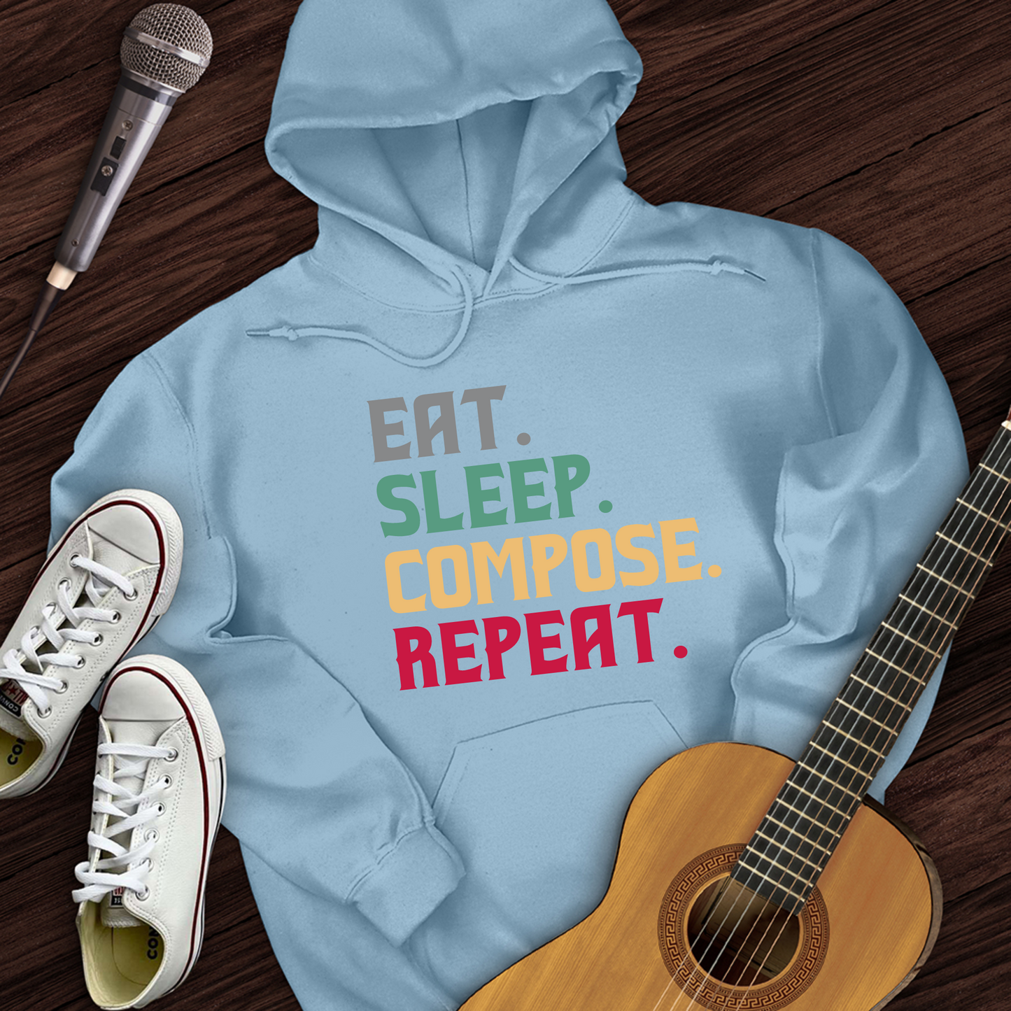 Eat, Sleep, Compose, Repeat Hoodie