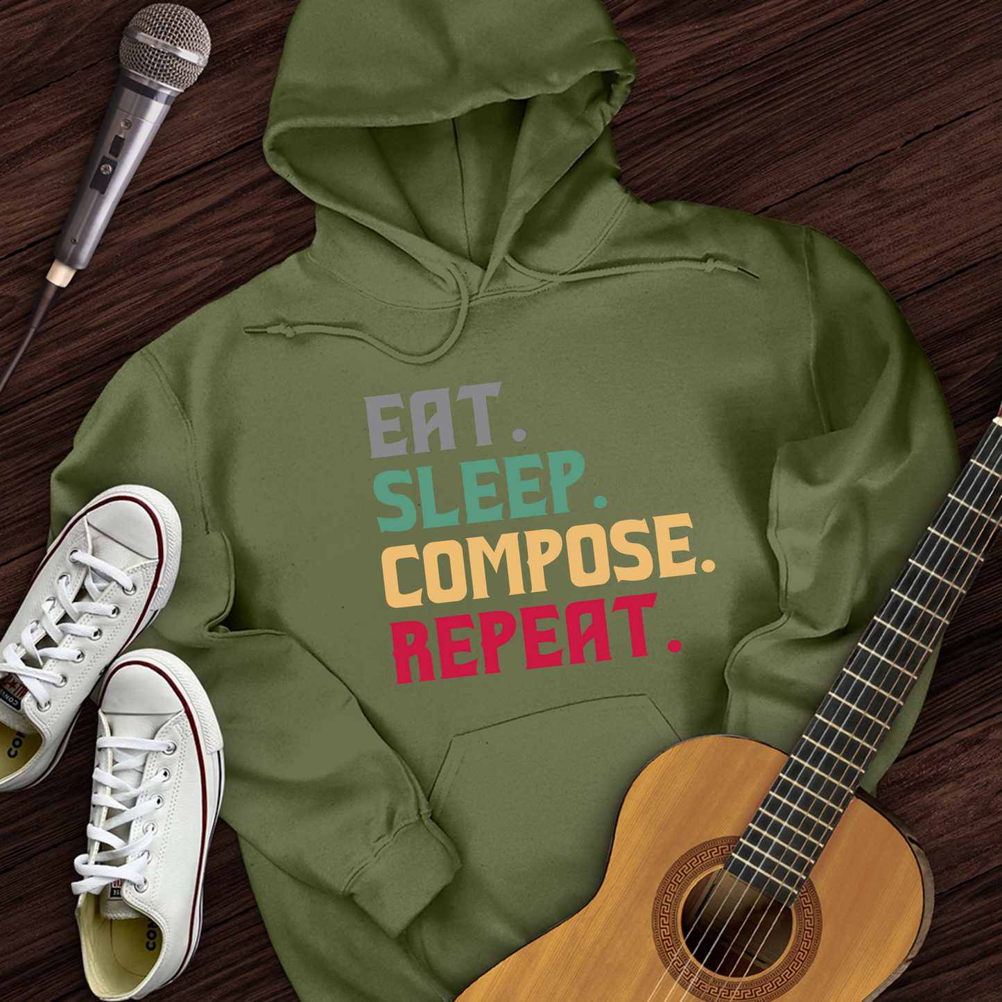 Eat, Sleep, Compose, Repeat Hoodie