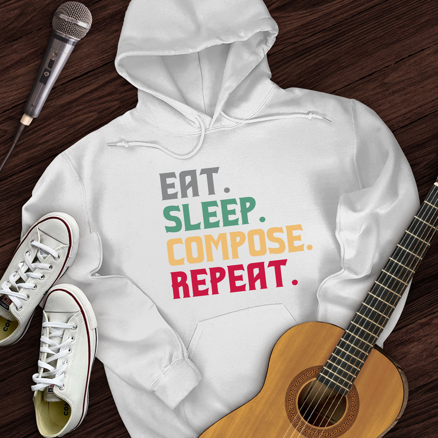 Eat, Sleep, Compose, Repeat Hoodie