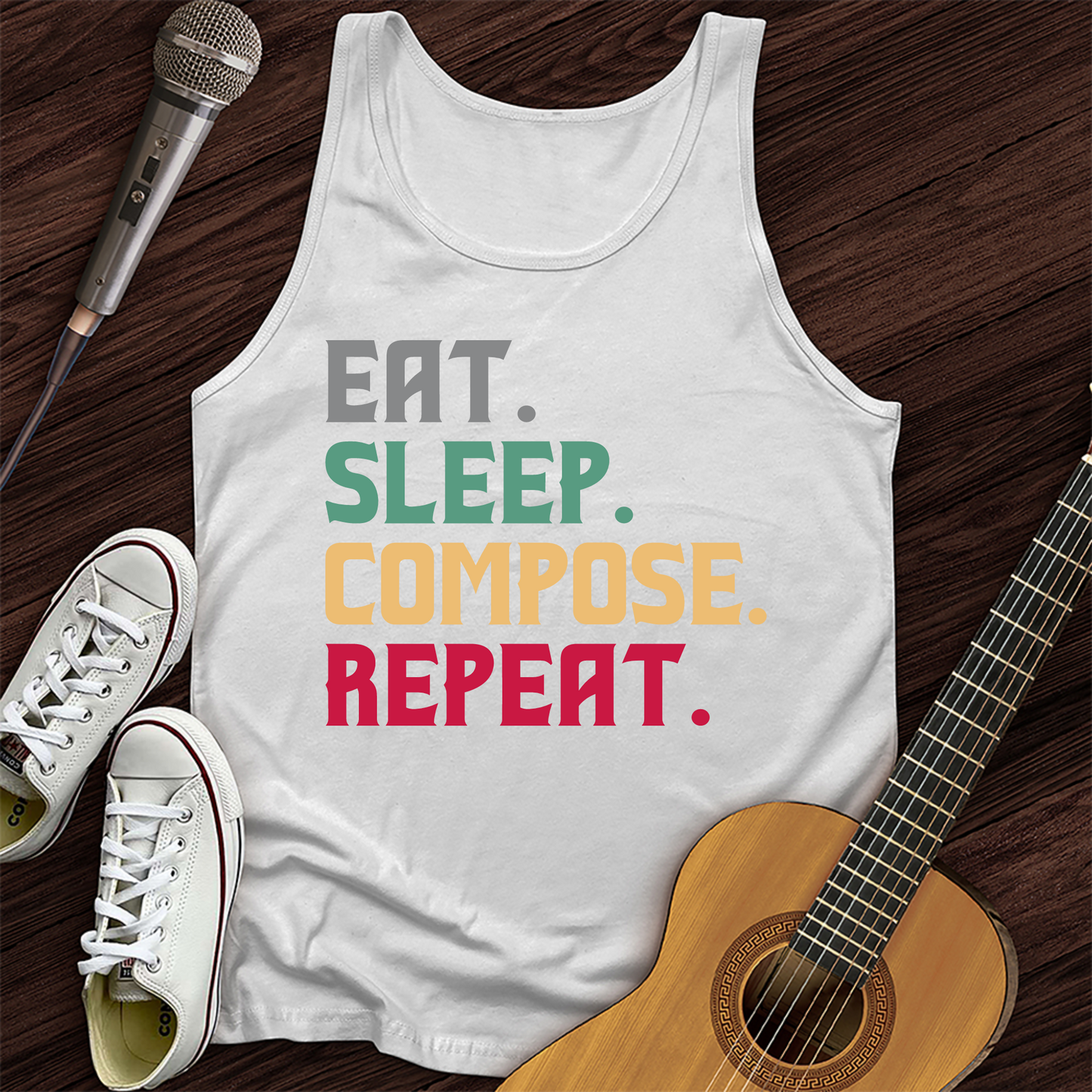 Eat, Sleep, Compose, Repeat Tank Top