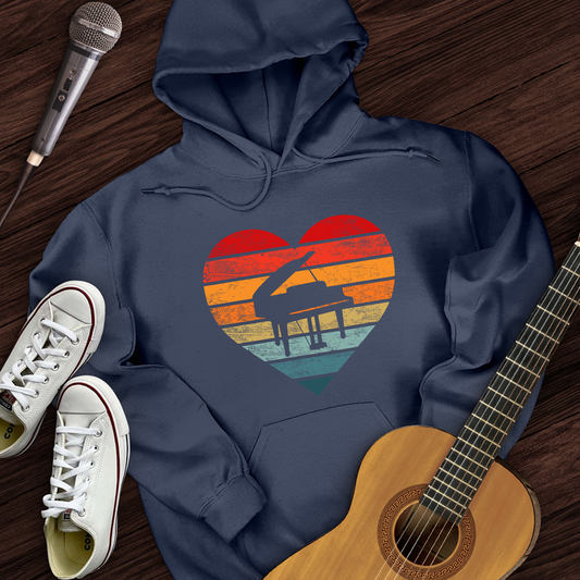 I Love Piano Hoodie