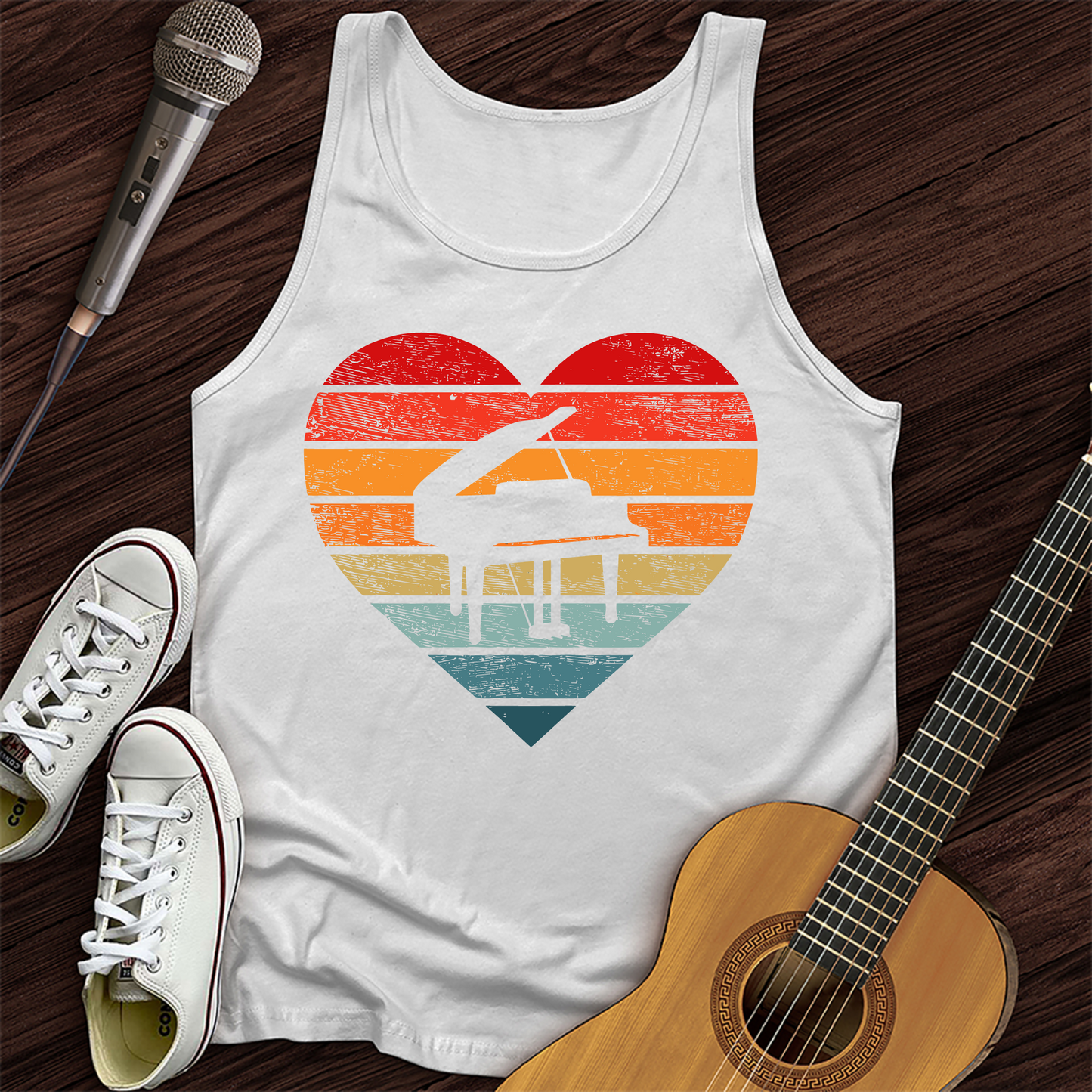 I Love Piano Tank Top