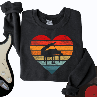 I Love Piano Crewneck