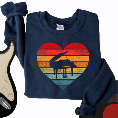 I Love Piano Crewneck