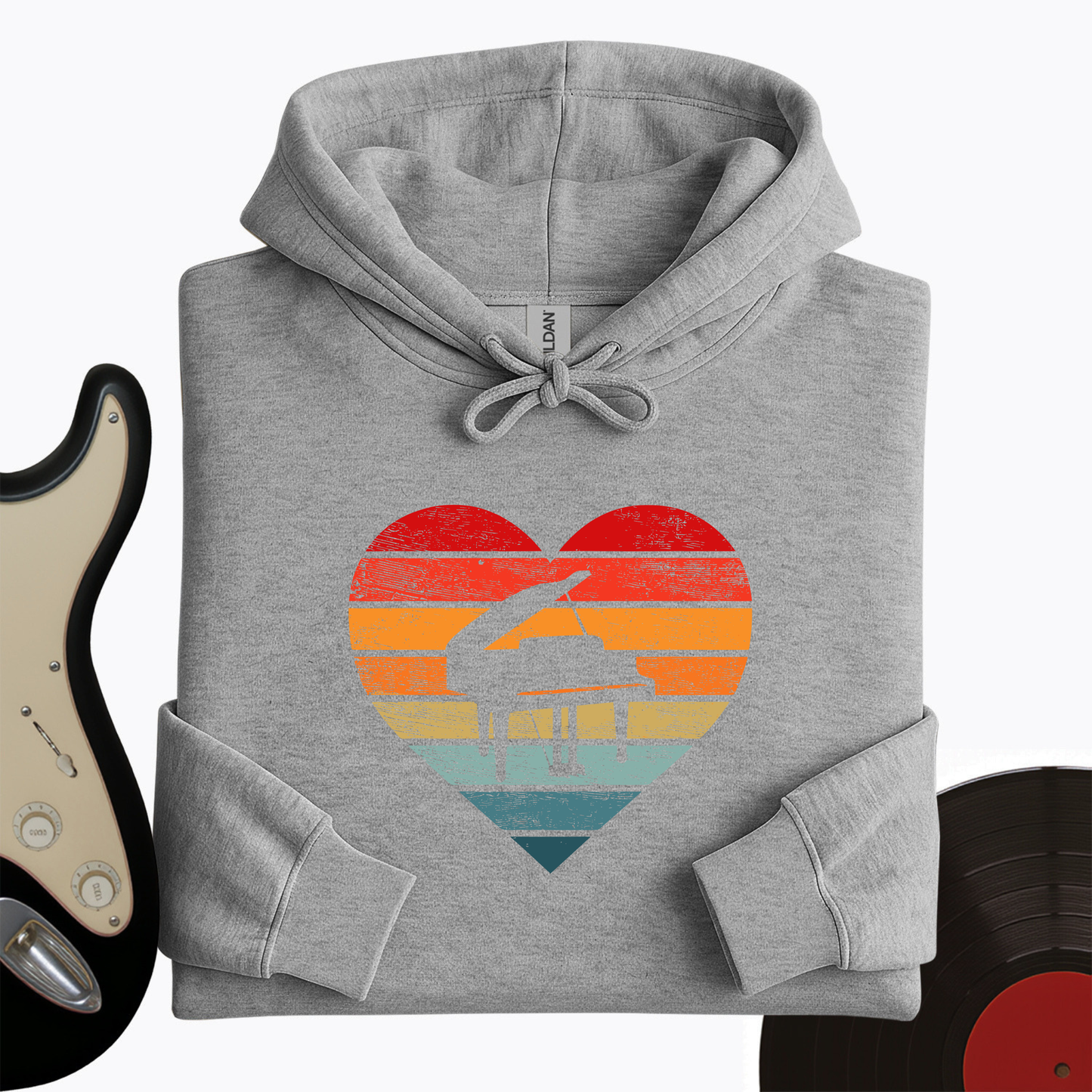 I Love Piano Hoodie
