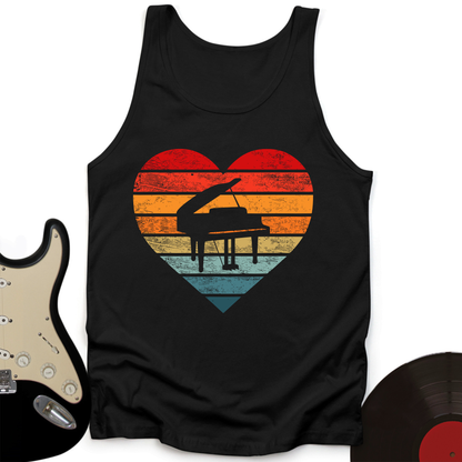 I Love Piano Tank Top