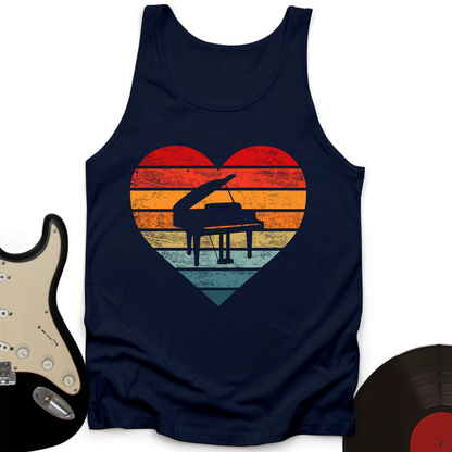I Love Piano Tank Top