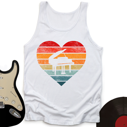 I Love Piano Tank Top