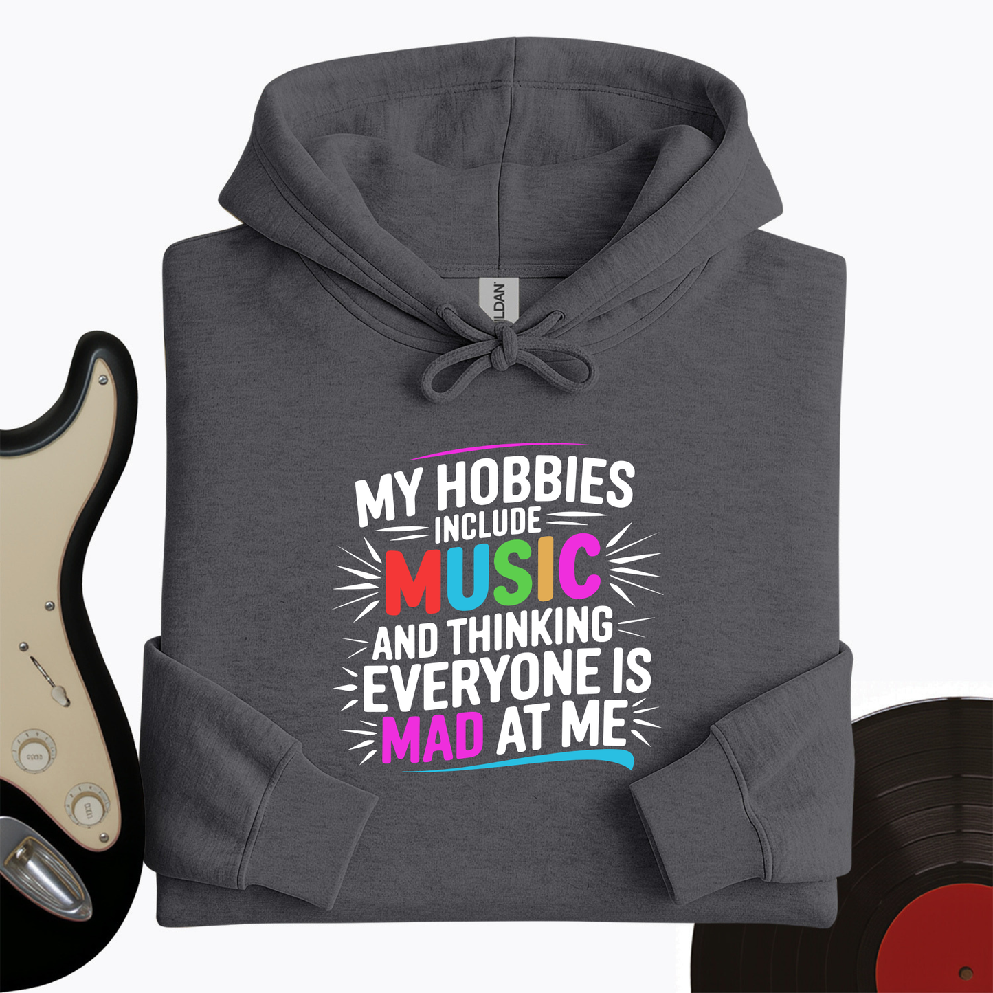 My Hobbies Include Music Hoodie