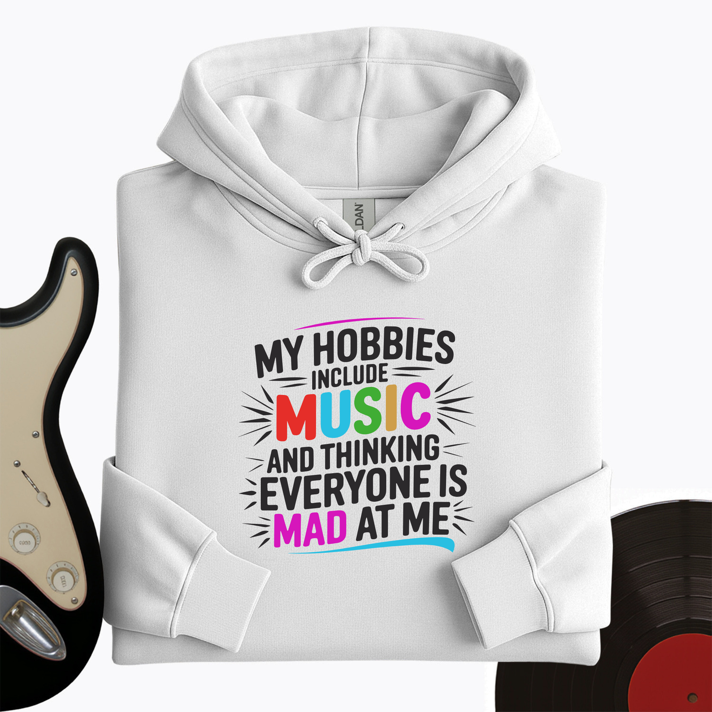 My Hobbies Include Music Hoodie