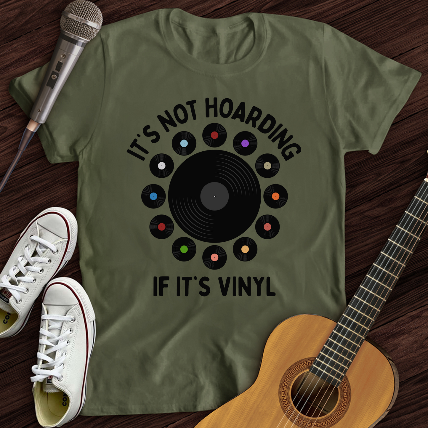 It's Not Hoarding If It's Vinyl T-Shirt