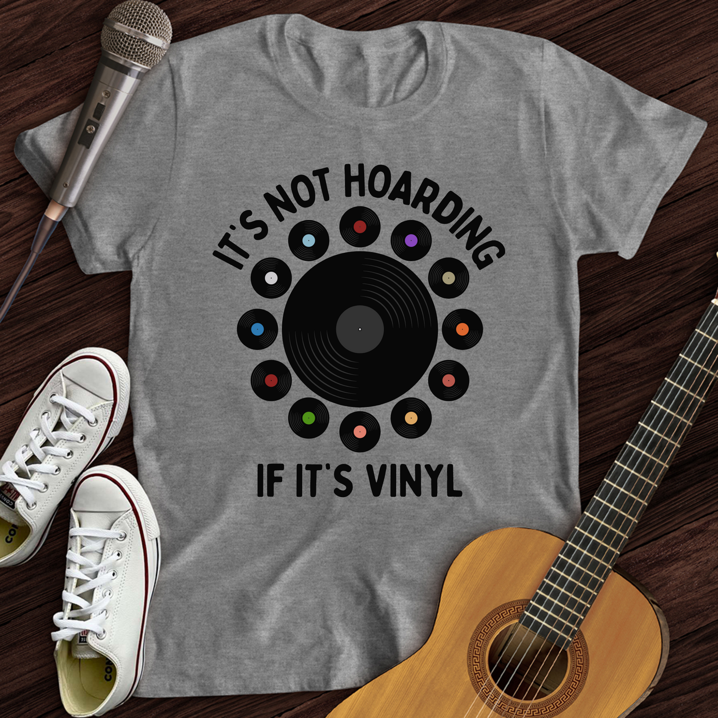 It's Not Hoarding If It's Vinyl T-Shirt