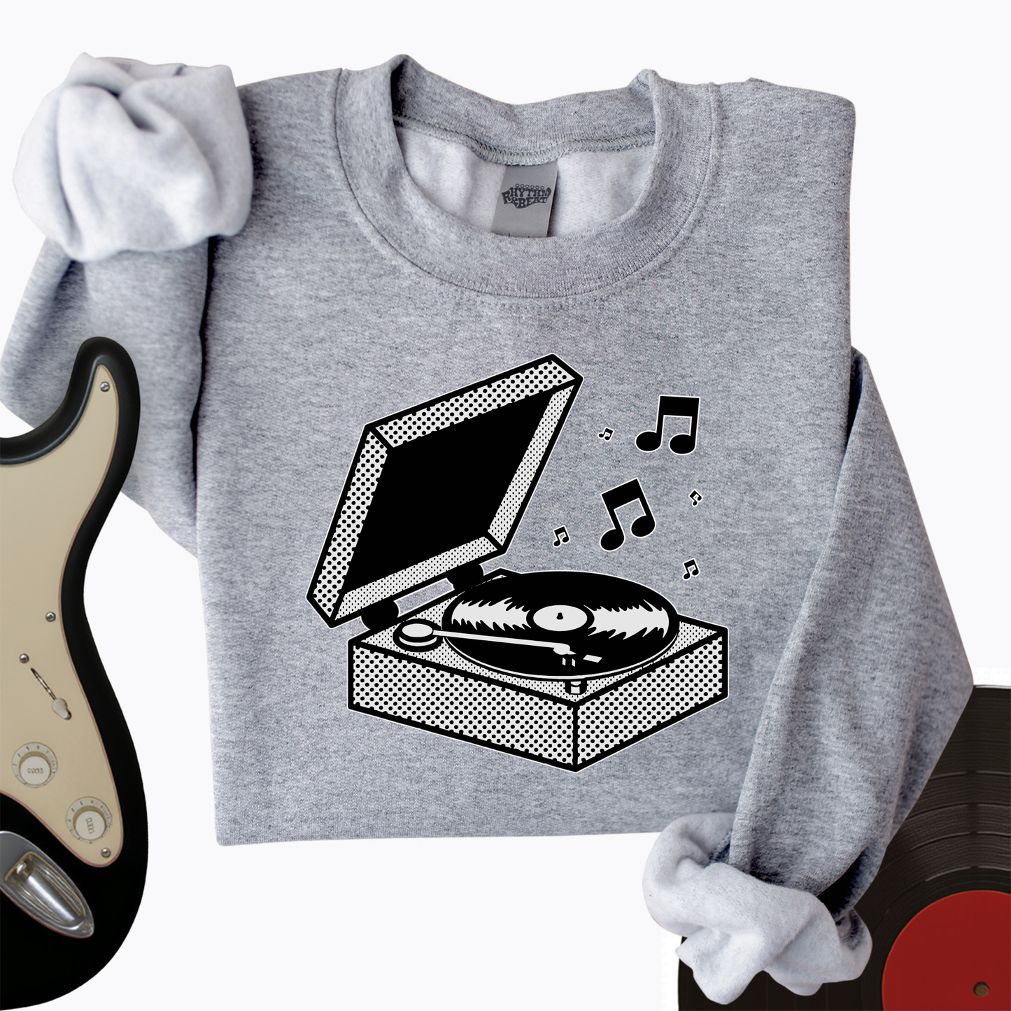 Vinyl Box Crewneck