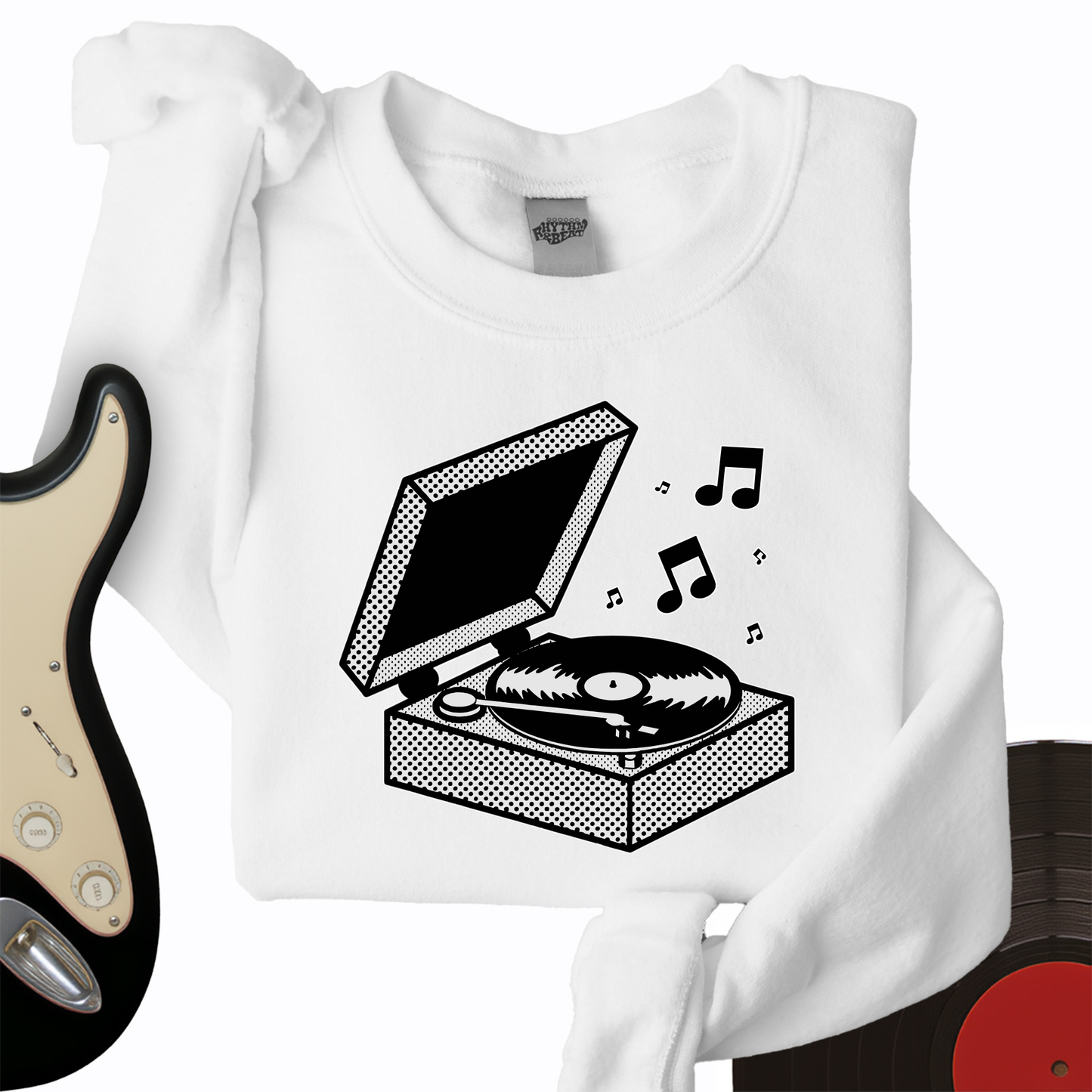 Vinyl Box Crewneck
