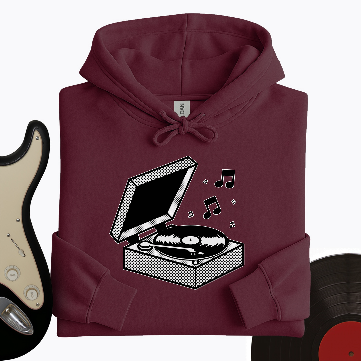 Vinyl Box Hoodie