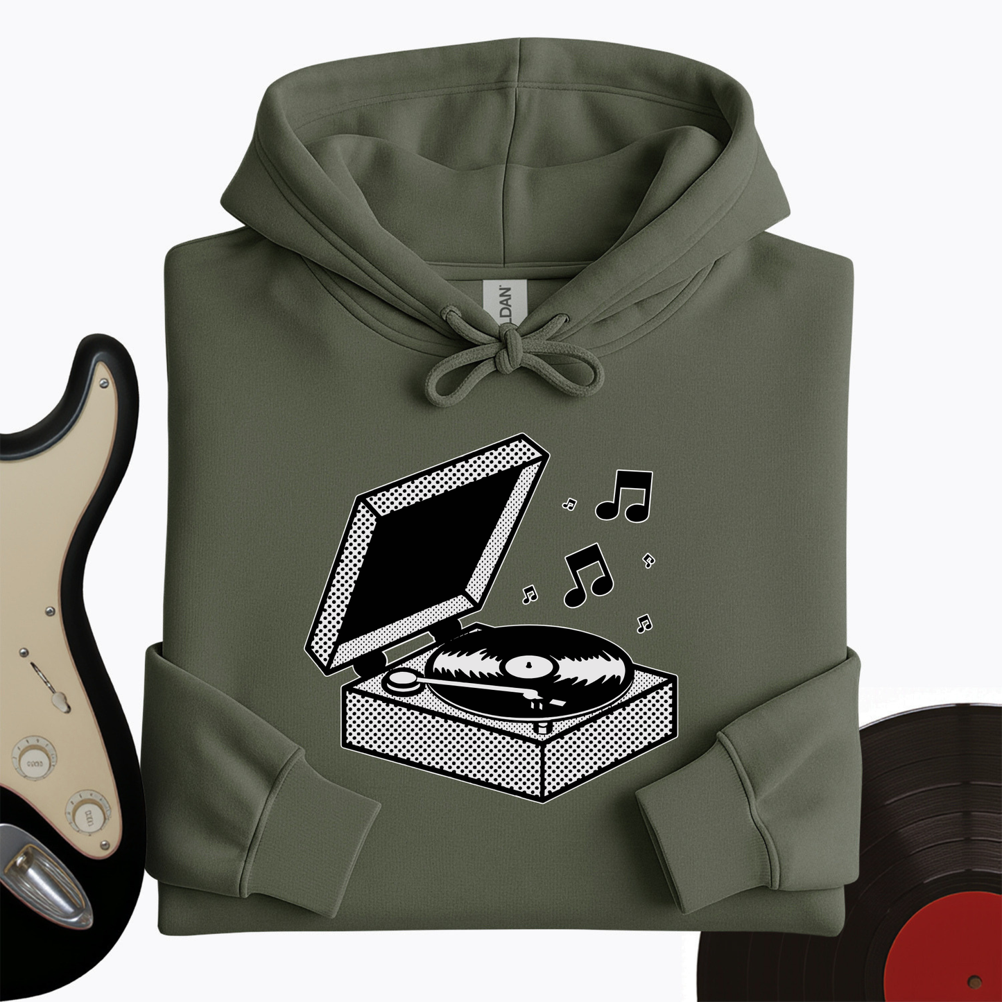 Vinyl Box Hoodie