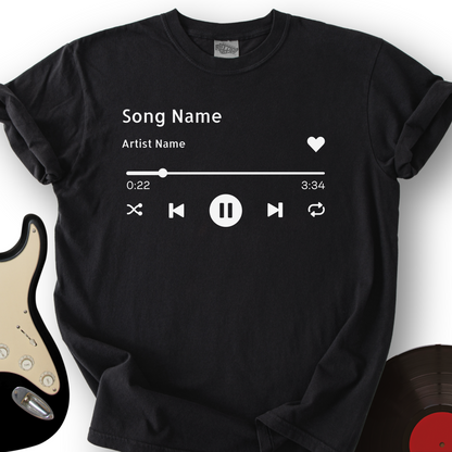 Personalized Song Name T-Shirt