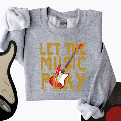 Let The Music Play Crewneck