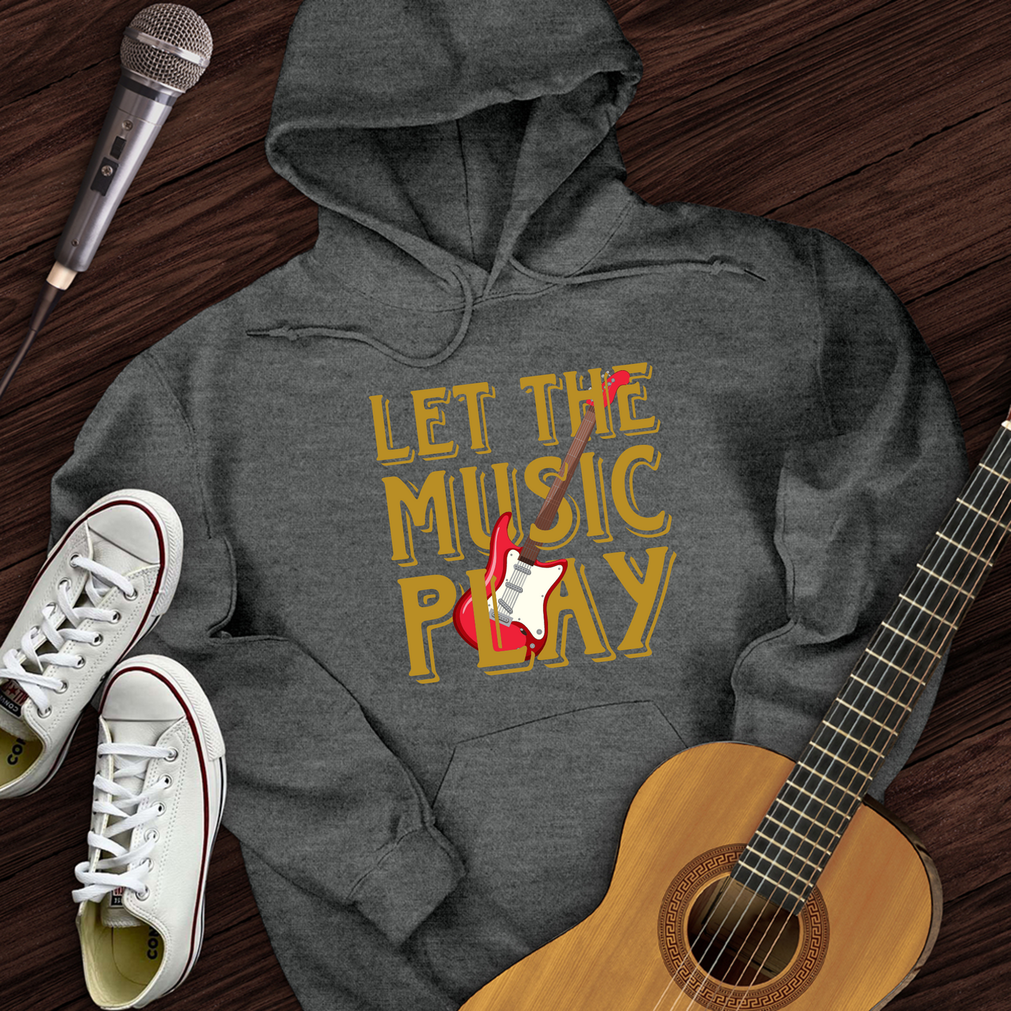 Let The Music Play Hoodie