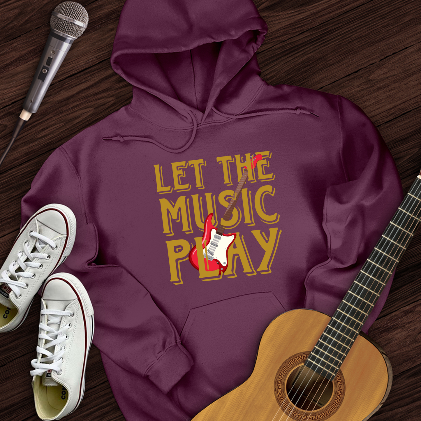 Let The Music Play Hoodie