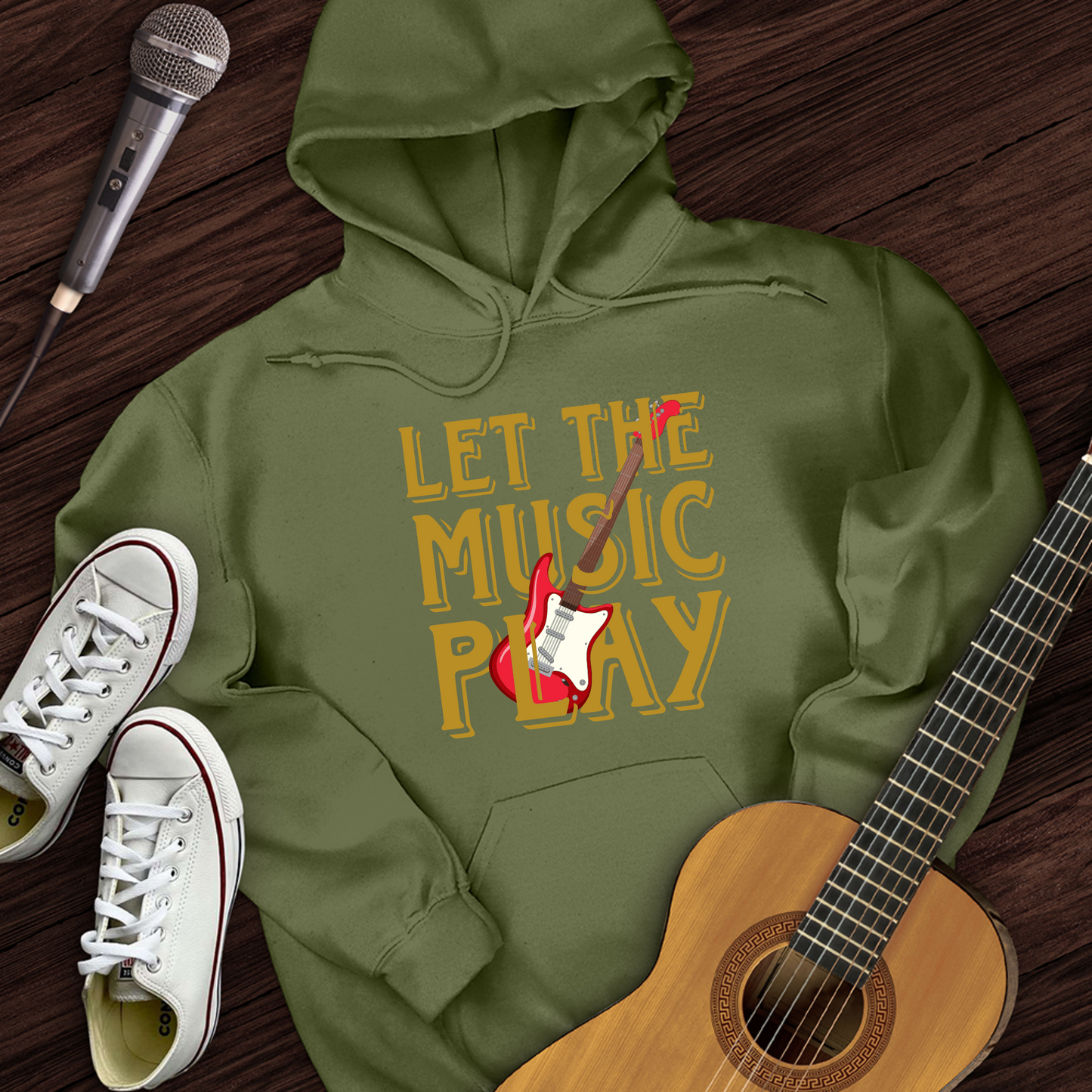 Let The Music Play Hoodie