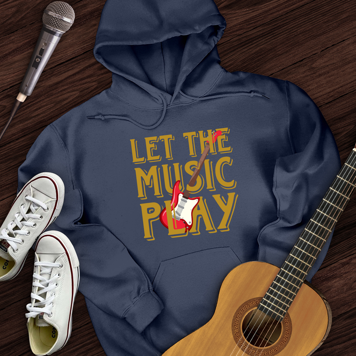 Let The Music Play Hoodie