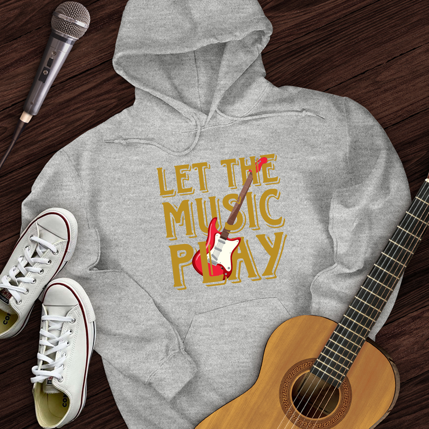 Let The Music Play Hoodie