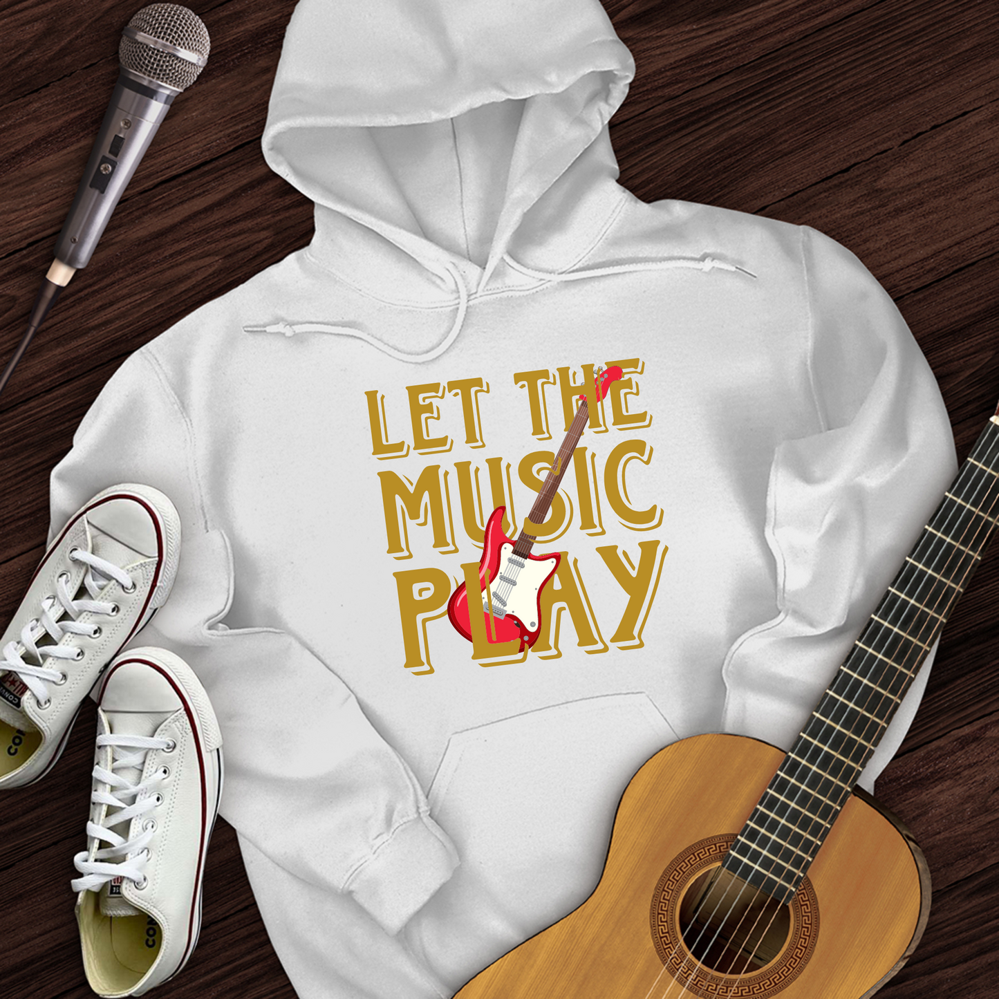 Let The Music Play Hoodie