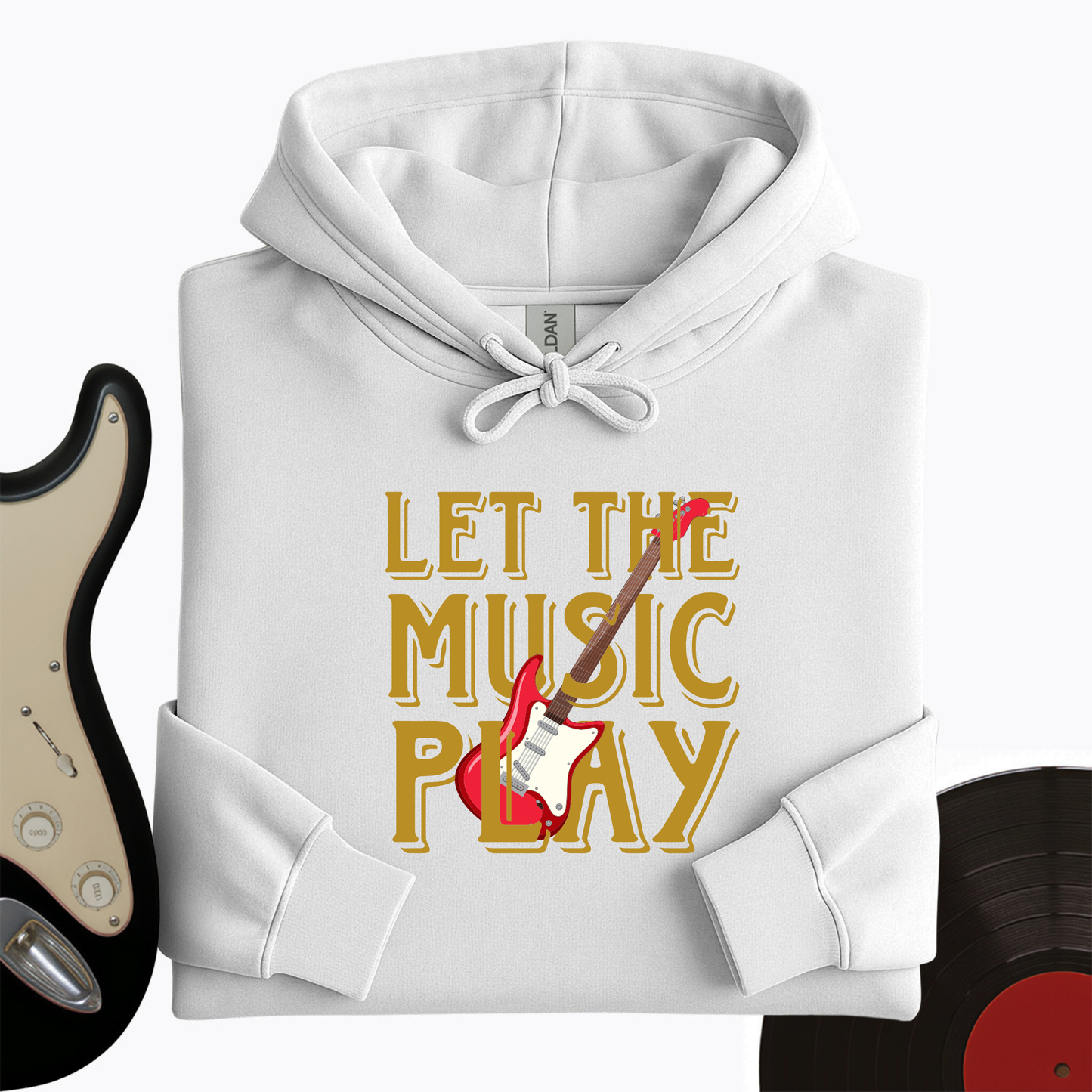 Let The Music Play Hoodie