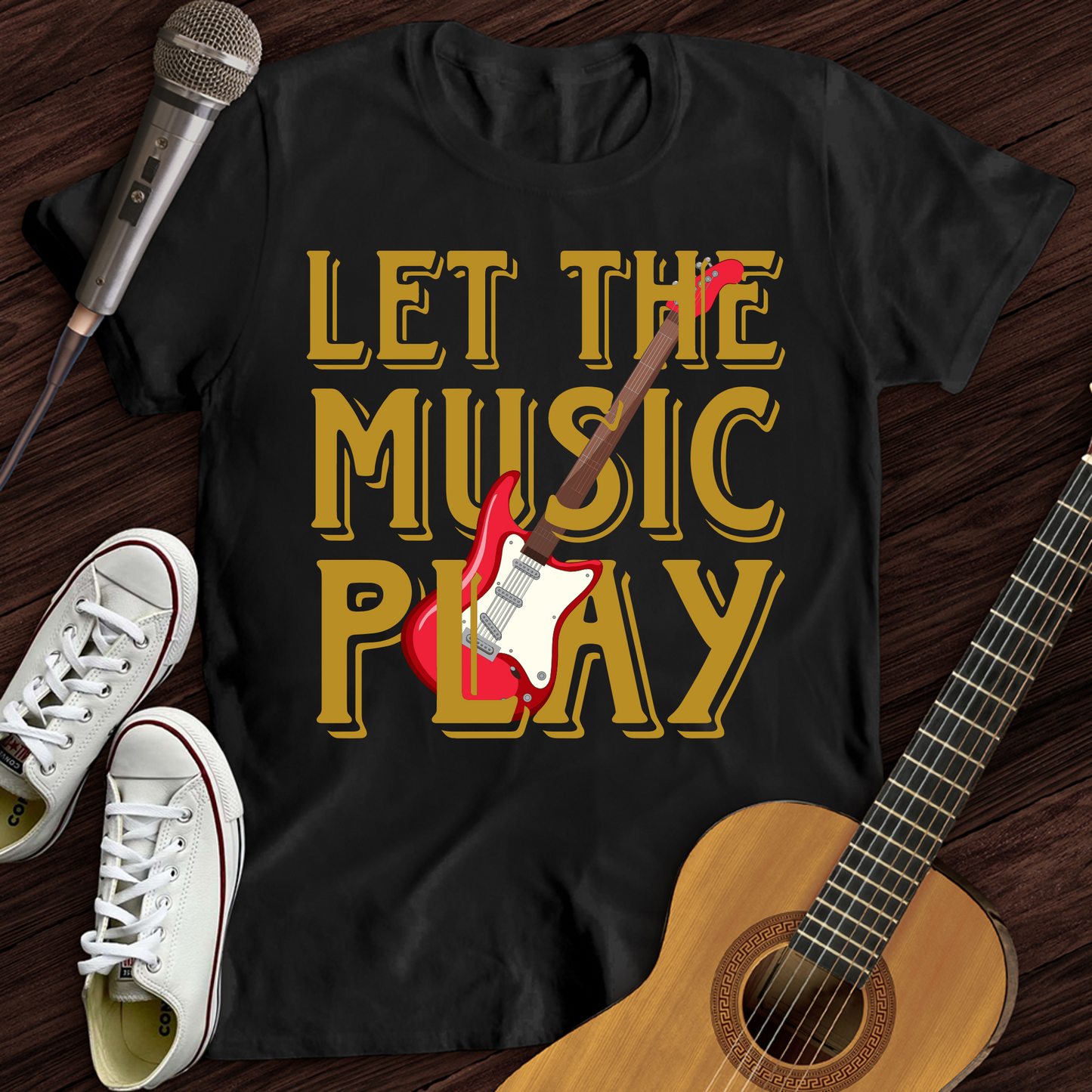 Let The Music Play T-Shirt