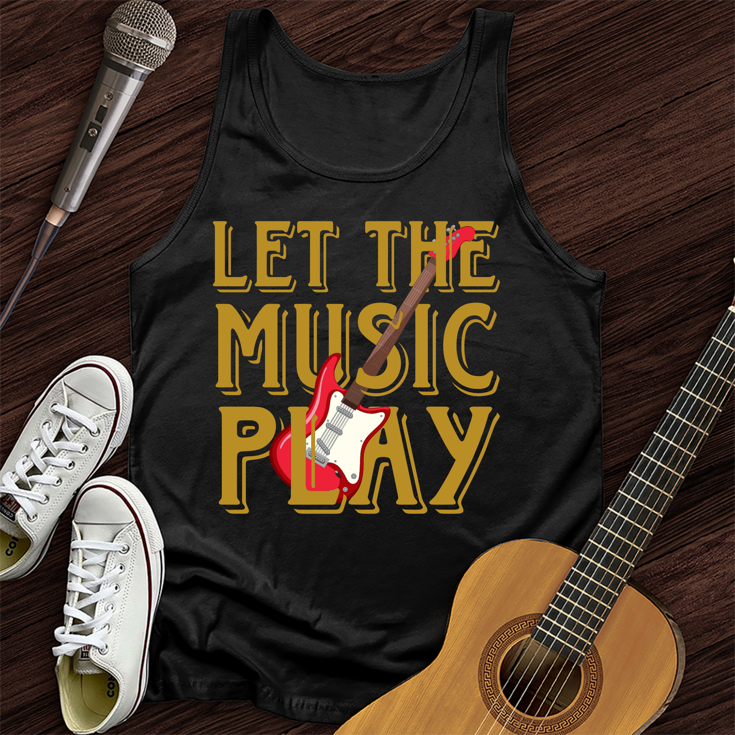 Let The Music Play Tank Top