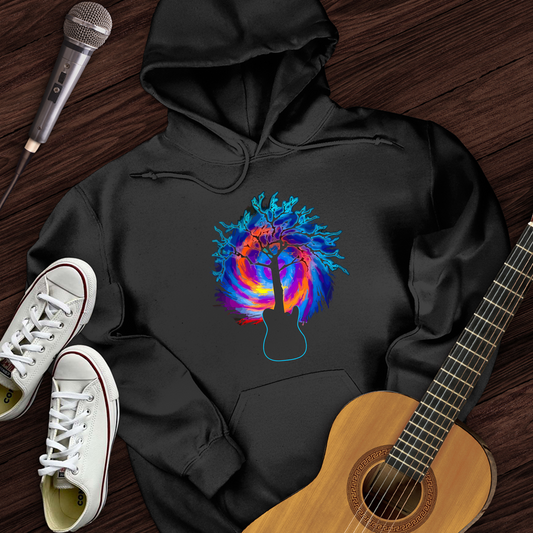 Psychedelic Tree Guitar Hoodie