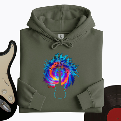 Psychedelic Tree Guitar Hoodie