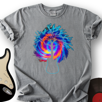 Psychedelic Tree Guitar T-Shirt