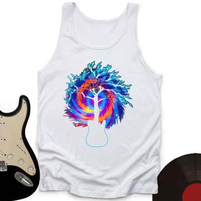 Psychedelic Tree Guitar Tank Top