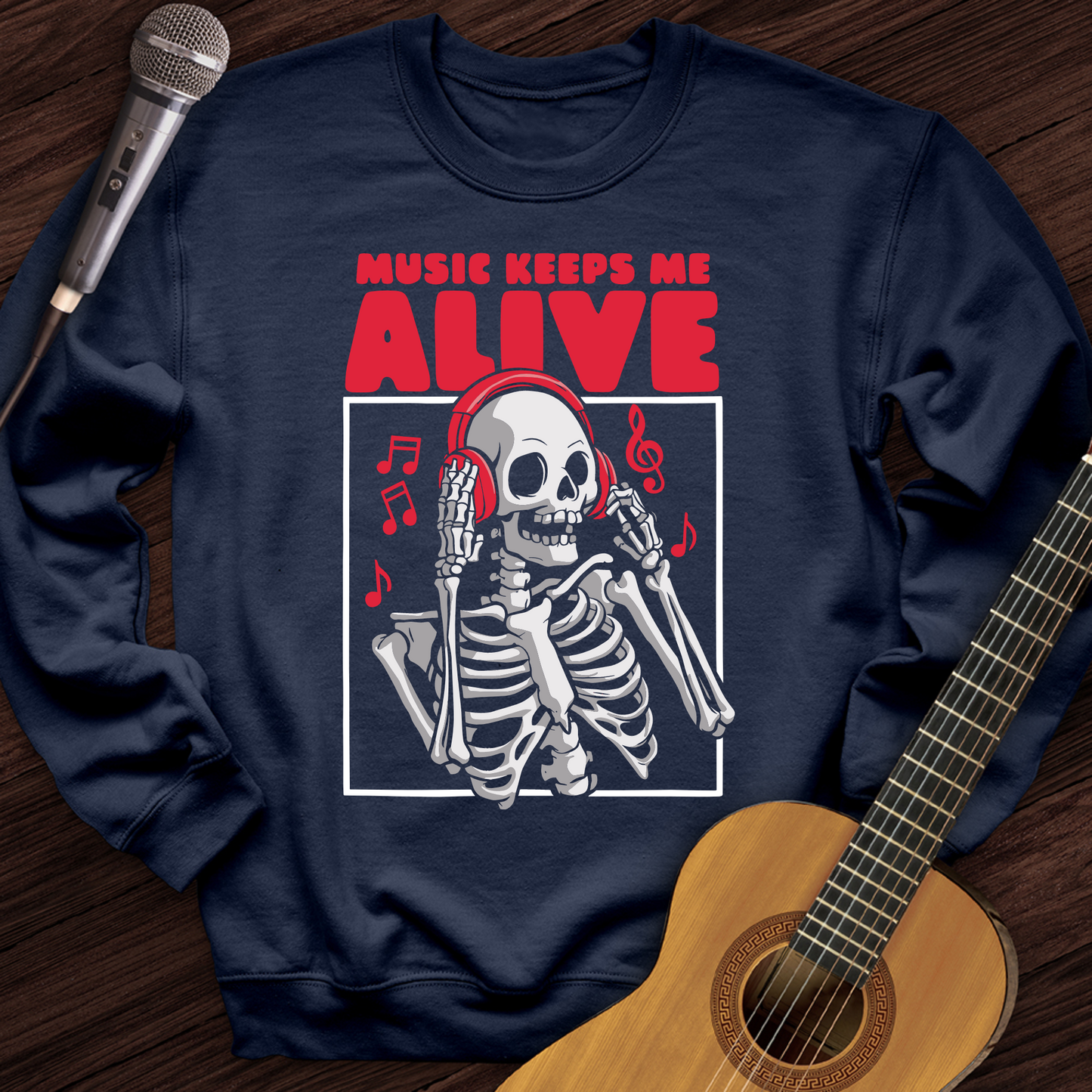 Music Keeps Me Alive Crewneck