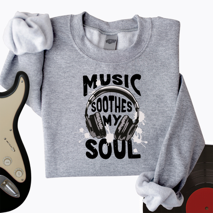 Music Soothes My Soul Crewneck