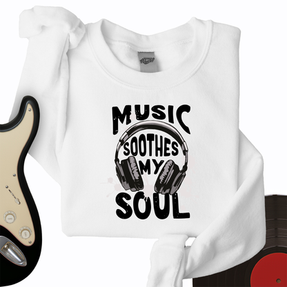 Music Soothes My Soul Crewneck