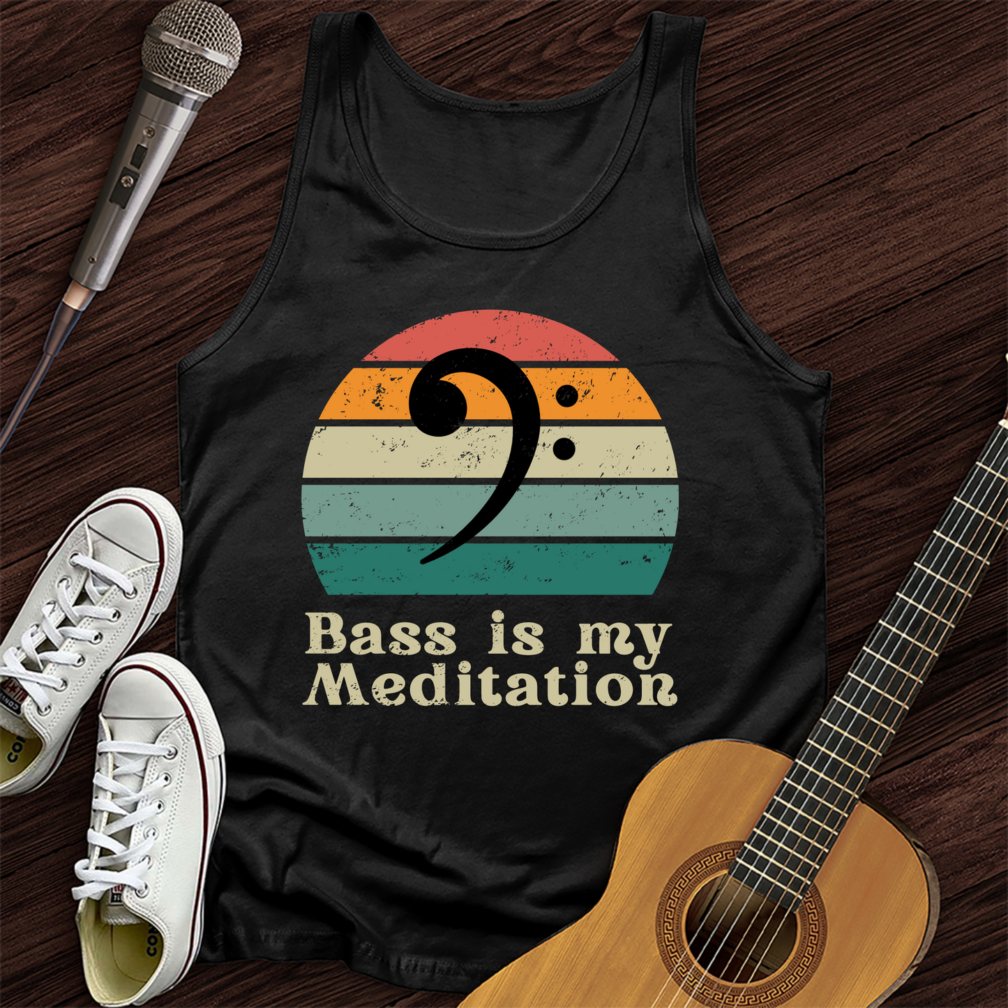 Bass Is My Meditation Tank Top