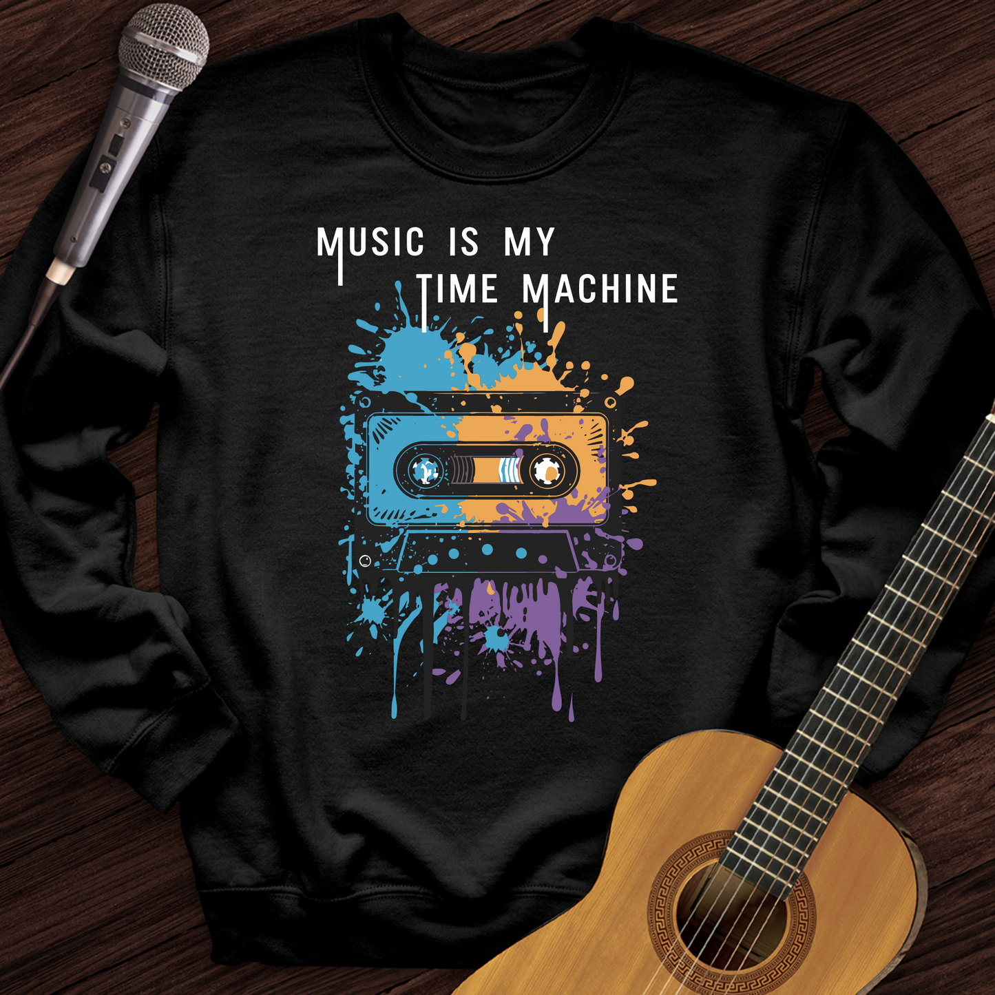 Music Is My Time Machine Crewneck