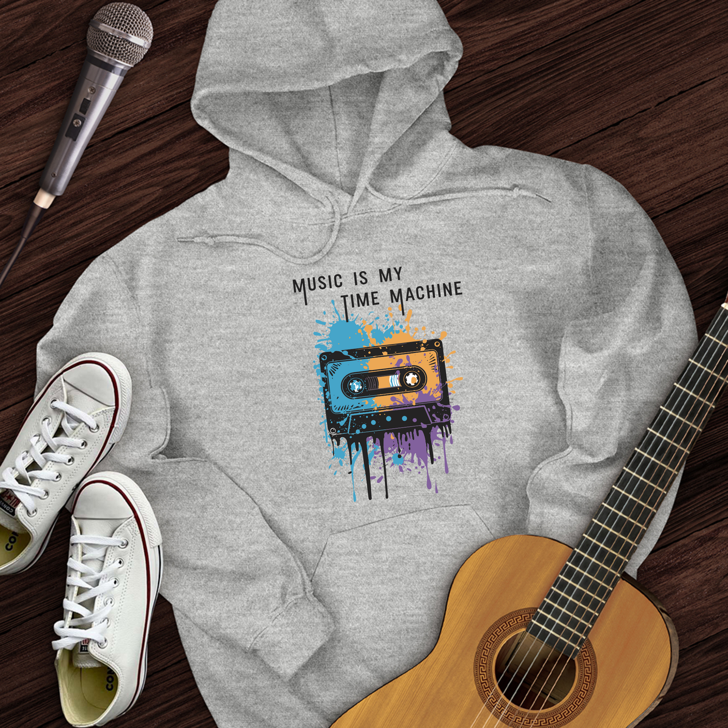 Music Is My Time Machine Hoodie