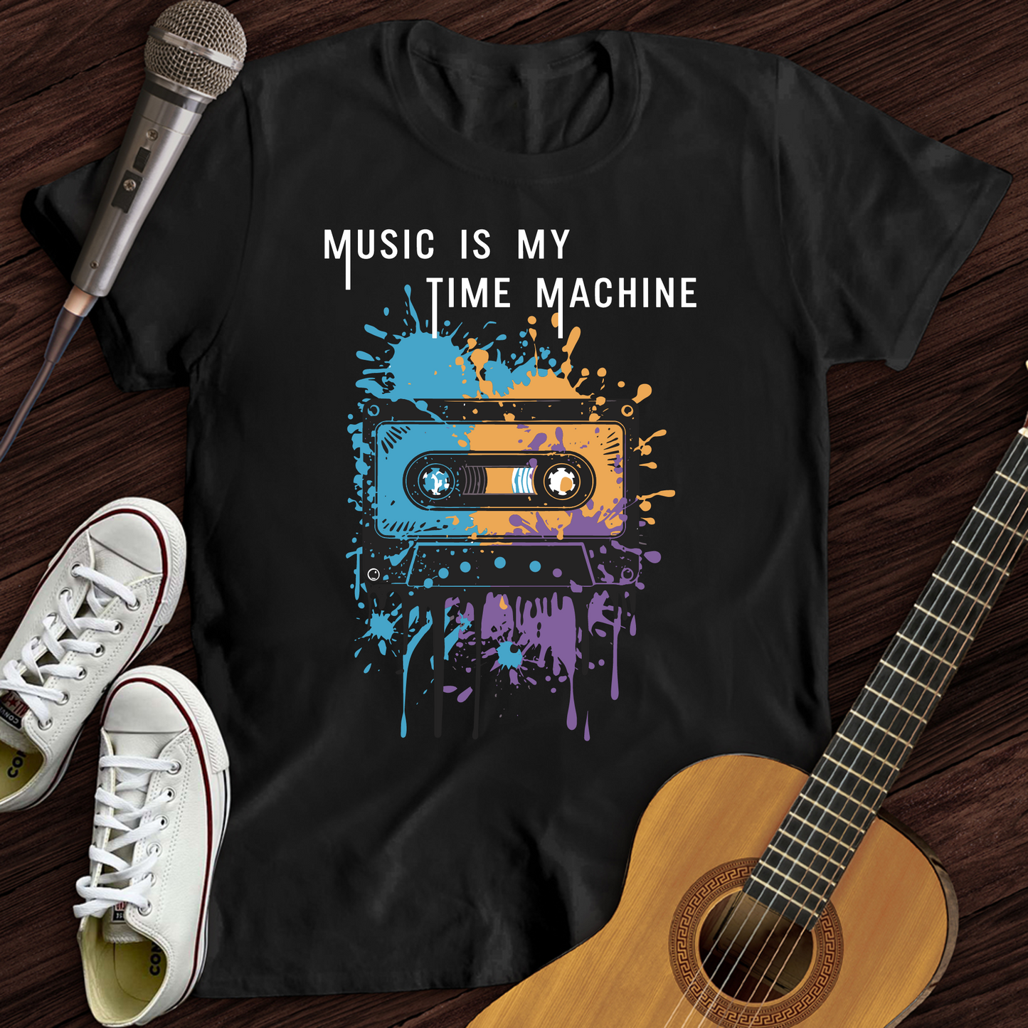 Music Is My Time Machine T-Shirt