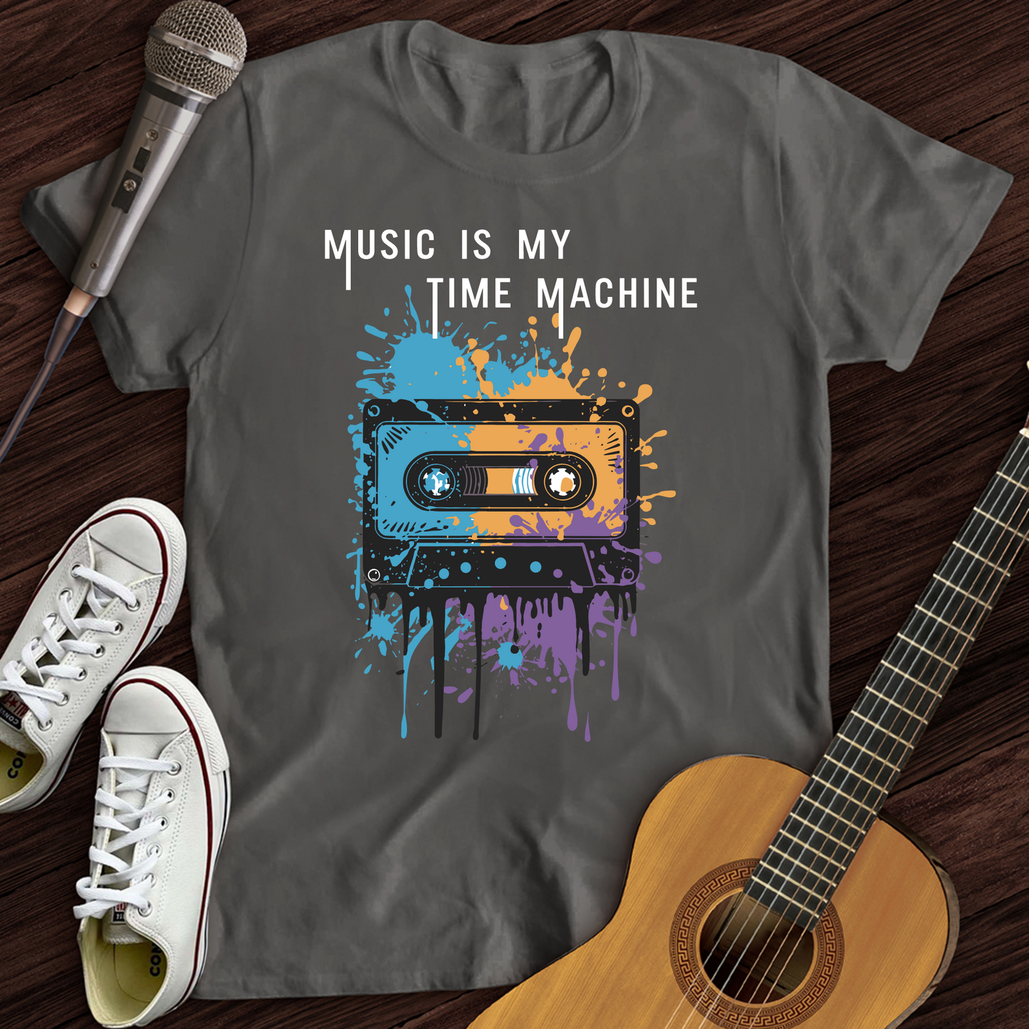 Music Is My Time Machine T-Shirt